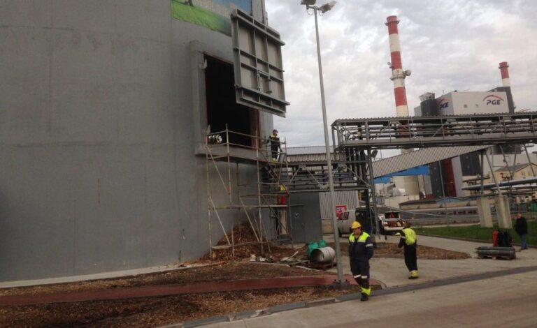 Power plant project site